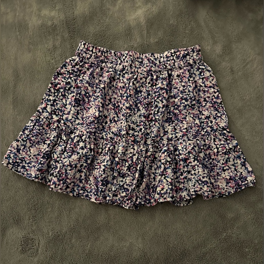 "Lorimer NYC" Women's Multicolor Mini Skirt Purple Small